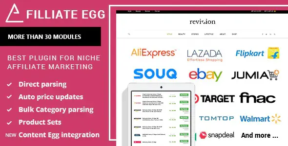 Affiliate Egg v10.9.26 - Niche Affiliate Marketing Wordpress Plugin