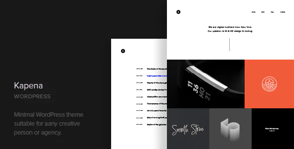 Kapena v1.3 - Minimal Portfolio WordPress Theme