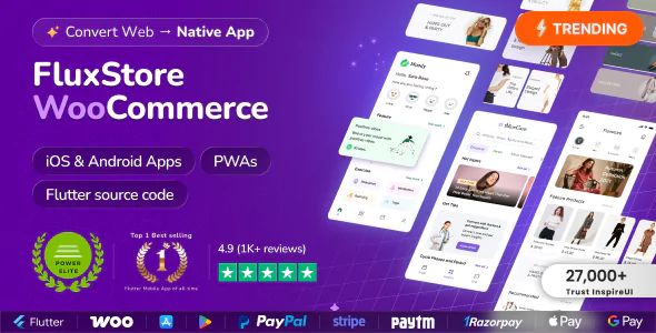 Fluxstore WooCommerce v6.1.0 - Flutter E-commerce Full App