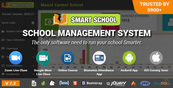Smart School v7.2.0 - School Management System