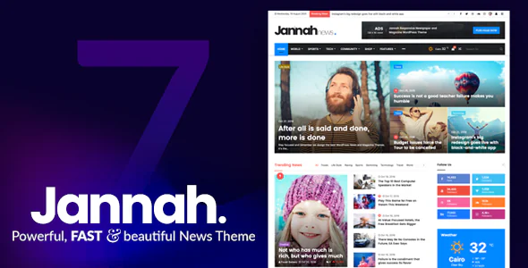 Jannah v7.6.5 - Newspaper Magazine News BuddyPress WordPress Theme