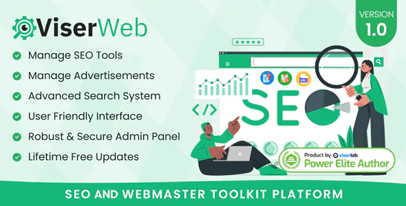 ViserWeb v1.0 - SEO And Webmaster Toolkit Platform