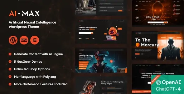 AIMAX v1.1.3 - AI Agency WordPress Theme
